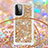 Samsung Galaxy A72 4G用シリコンケース ソフトタッチラバー ブリンブリン カバー 携帯ストラップ S03 サムスン 