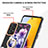 Samsung Galaxy A72 4G用シリコンケース ソフトタッチラバー バタフライ パターン カバー アンド指輪 Y06B サムスン 
