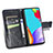 Samsung Galaxy A72 4G用手帳型 レザーケース スタンド バタフライ 蝶 カバー サムスン 