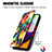 Samsung Galaxy A72 4G用手帳型 レザーケース スタンド パターン カバー S02D サムスン 