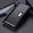 Samsung Galaxy A72 5G用手帳型 レザーケース スタンド カバー M11L サムスン ブラック