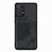 Samsung Galaxy A72 5G用極薄ソフトケース シリコンケース 耐衝撃 全面保護 マグネット式 バンパー S05D サムスン ブラック