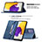 Samsung Galaxy A72 5G用手帳型 レザーケース スタンド カバー B05F サムスン 