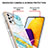 Samsung Galaxy A72 5G用シリコンケース ソフトタッチラバー バタフライ パターン カバー Y05B サムスン 