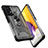 Samsung Galaxy A72 5G用ハイブリットバンパーケース プラスチック アンド指輪 マグネット式 J01S サムスン 
