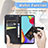 Samsung Galaxy A72 5G用手帳型 レザーケース スタンド バタフライ 蝶 カバー サムスン 