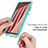 Samsung Galaxy A73 5G用360度 フルカバー ハイブリットバンパーケース クリア透明 プラスチック カバー JX1 サムスン 