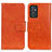 Samsung Galaxy A82 5G用手帳型 レザーケース スタンド カバー N05P サムスン オレンジ