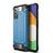Samsung Galaxy A82 5G用ハイブリットバンパーケース プラスチック 兼シリコーン カバー WL1 サムスン ネイビー