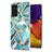 Samsung Galaxy A82 5G用シリコンケース ソフトタッチラバー バタフライ パターン カバー Y01B サムスン 