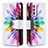 Samsung Galaxy A82 5G用手帳型 レザーケース スタンド パターン カバー B04F サムスン 