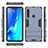 Samsung Galaxy A9 (2018) A920用ハイブリットバンパーケース スタンド プラスチック 兼シリコーン カバー T02 サムスン 