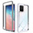 Samsung Galaxy A91用360度 フルカバー ハイブリットバンパーケース クリア透明 プラスチック カバー ZJ1 サムスン 