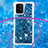 Samsung Galaxy A91用シリコンケース ソフトタッチラバー ブリンブリン カバー 携帯ストラップ S03 サムスン 
