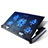 Samsung Galaxy Book S 13.3 SM-W767用ノートブックホルダー クーラー 冷却パッド ファン ラップトップスタンド 9インチ〜16インチ M01 サムスン ブラック