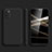 Samsung Galaxy F02S SM-E025F用360度 フルカバー極薄ソフトケース シリコンケース 耐衝撃 全面保護 バンパー サムスン ブラック