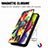 Samsung Galaxy F02S SM-E025F用手帳型 レザーケース スタンド パターン カバー S02D サムスン 