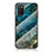 Samsung Galaxy F02S SM-E025F用ハイブリットバンパーケース プラスチック パターン 鏡面 カバー サムスン 
