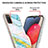 Samsung Galaxy F02S SM-E025F用シリコンケース ソフトタッチラバー バタフライ パターン カバー Y05B サムスン 