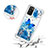 Samsung Galaxy F02S SM-E025F用シリコンケース ソフトタッチラバー ブリンブリン カバー S03 サムスン 