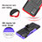 Samsung Galaxy F02S SM-E025F用ハイブリットバンパーケース スタンド プラスチック 兼シリコーン カバー JX5 サムスン 