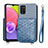 Samsung Galaxy F02S SM-E025F用極薄ソフトケース シリコンケース 耐衝撃 全面保護 マグネット式 バンパー S07D サムスン 