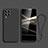 Samsung Galaxy F12用360度 フルカバー極薄ソフトケース シリコンケース 耐衝撃 全面保護 バンパー S04 サムスン ブラック