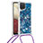 Samsung Galaxy F12用シリコンケース ソフトタッチラバー ブリンブリン カバー 携帯ストラップ S03 サムスン 