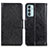 Samsung Galaxy F13 4G用手帳型 レザーケース スタンド カバー N05P サムスン ブラック