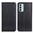 Samsung Galaxy F13 4G用手帳型 レザーケース スタンド カバー N01P サムスン ブラック