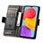 Samsung Galaxy F13 4G用手帳型 レザーケース スタンド カバー S02D サムスン 