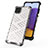 Samsung Galaxy F42 5G用360度 フルカバー ハイブリットバンパーケース クリア透明 プラスチック カバー AM2 サムスン 