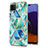 Samsung Galaxy F42 5G用シリコンケース ソフトタッチラバー バタフライ パターン カバー Y01B サムスン 