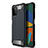 Samsung Galaxy F52 5G用ハイブリットバンパーケース プラスチック 兼シリコーン カバー WL1 サムスン ミッドナイトネイビー