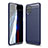 Samsung Galaxy F62 5G用シリコンケース ソフトタッチラバー ライン カバー サムスン ネイビー