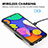 Samsung Galaxy F62 5G用極薄ソフトケース シリコンケース 耐衝撃 全面保護 マグネット式 バンパー S03D サムスン 
