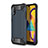 Samsung Galaxy M01用ハイブリットバンパーケース プラスチック 兼シリコーン カバー WL1 サムスン ミッドナイトネイビー