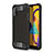Samsung Galaxy M01用ハイブリットバンパーケース プラスチック 兼シリコーン カバー WL1 サムスン ブラック