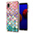 Samsung Galaxy M01 Core用シリコンケース ソフトタッチラバー バタフライ パターン カバー Y03B サムスン カラフル