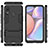 Samsung Galaxy M01s用ハイブリットバンパーケース スタンド プラスチック 兼シリコーン カバー サムスン 