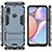 Samsung Galaxy M01s用ハイブリットバンパーケース スタンド プラスチック 兼シリコーン カバー サムスン 