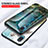 Samsung Galaxy M02用ハイブリットバンパーケース プラスチック パターン 鏡面 カバー サムスン 