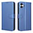 Samsung Galaxy M04用手帳型 レザーケース スタンド カバー BY1 サムスン ネイビー