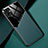 Samsung Galaxy M04用シリコンケース ソフトタッチラバー レザー柄 アンドマグネット式 サムスン グリーン