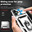 Samsung Galaxy M04用ハイブリットバンパーケース プラスチック アンド指輪 マグネット式 MQ6 サムスン 