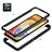 Samsung Galaxy M04用360度 フルカバー ハイブリットバンパーケース クリア透明 プラスチック カバー ZJ1 サムスン 