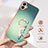 Samsung Galaxy M04用シリコンケース ソフトタッチラバー バタフライ パターン カバー アンド指輪 YB2 サムスン 
