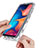 Samsung Galaxy M10S用前面と背面 360度 フルカバー 極薄ソフトケース シリコンケース 耐衝撃 全面保護 バンパー 透明 サムスン 