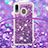 Samsung Galaxy M10S用シリコンケース ソフトタッチラバー ブリンブリン カバー 携帯ストラップ S03 サムスン 