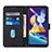 Samsung Galaxy M11用手帳型 レザーケース スタンド カバー Y01B サムスン 